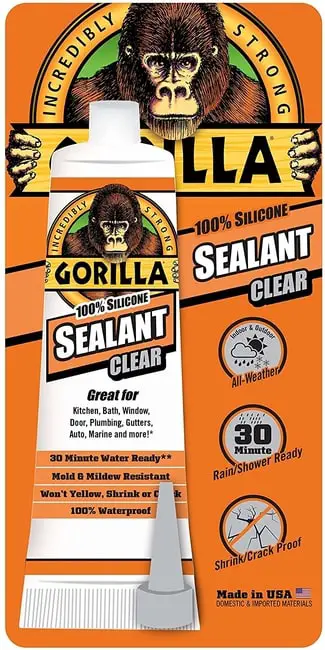 Gorilla Brand 100 Percent Silicone Sealant for pond liner