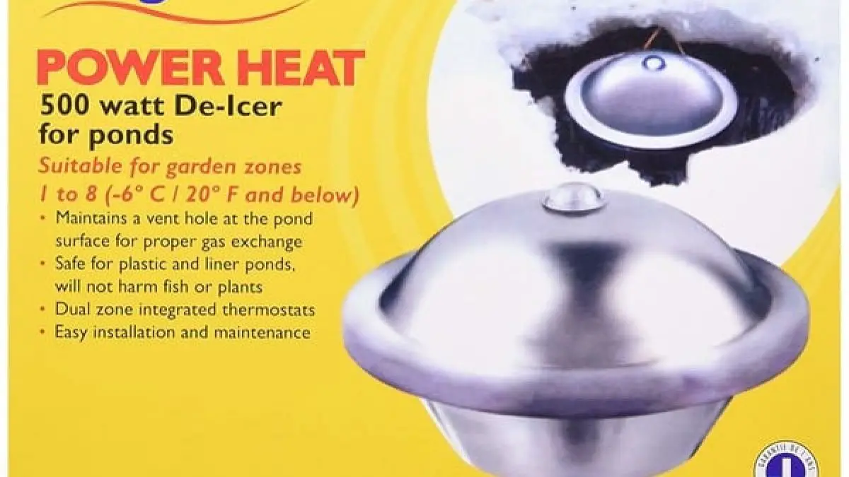 Lagune Power Heat De-Icer & Heater for pond