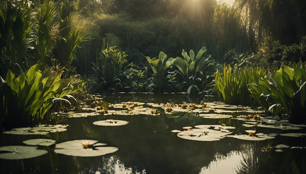 plants thriving in wetlands