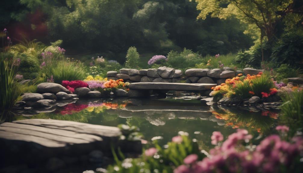 beautiful borders for ponds