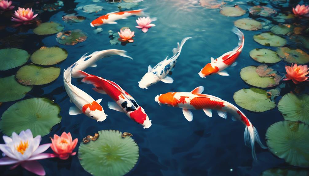 creating unique koi patterns