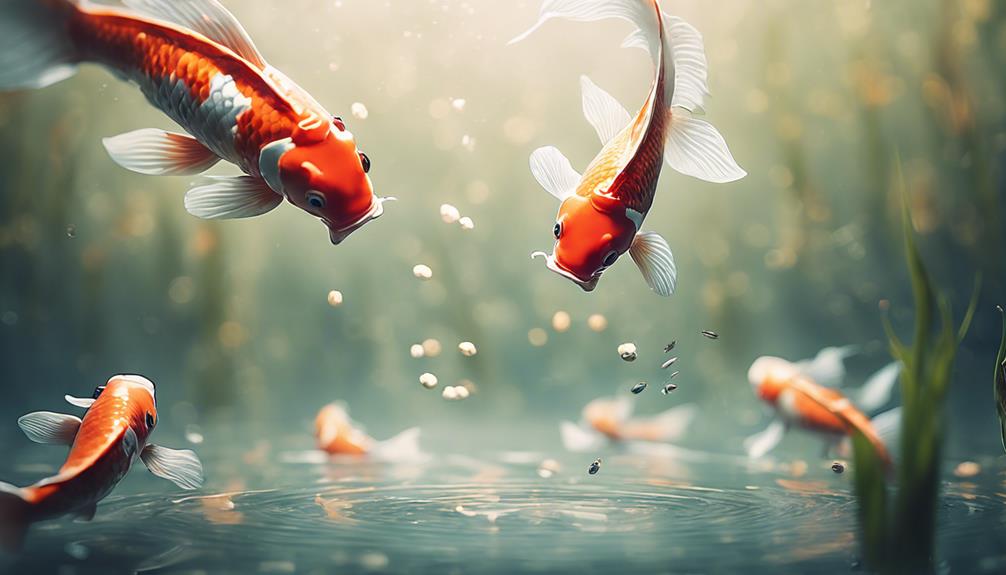 koi feed on algae