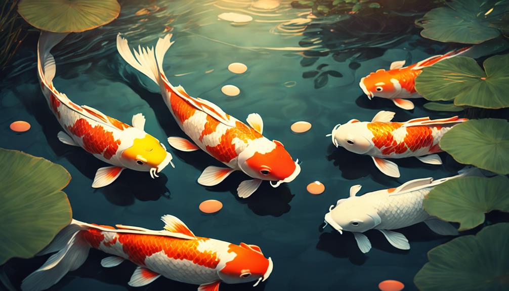 koi fish breed naturally