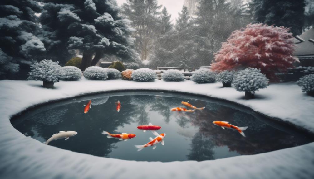 protecting koi from cold