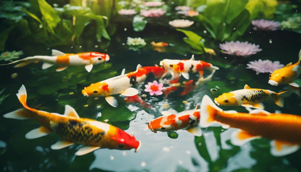 raising healthy colorful koi