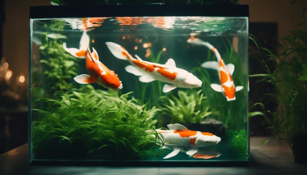 raising koi fish indoors