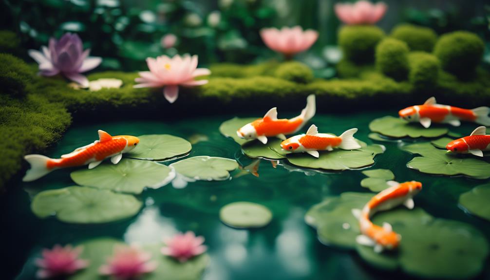 raising koi in containers