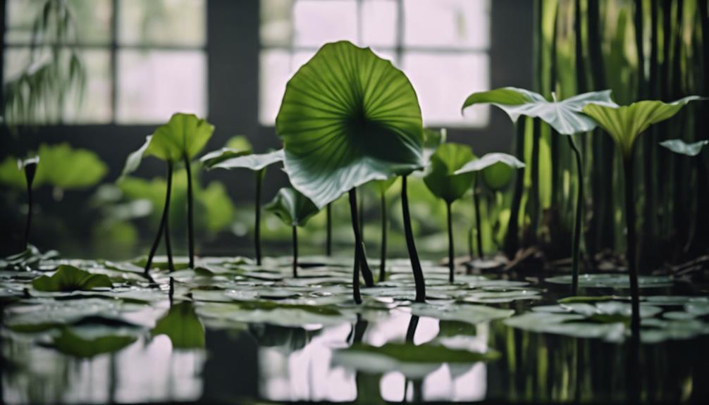 taro s stunning leaf display