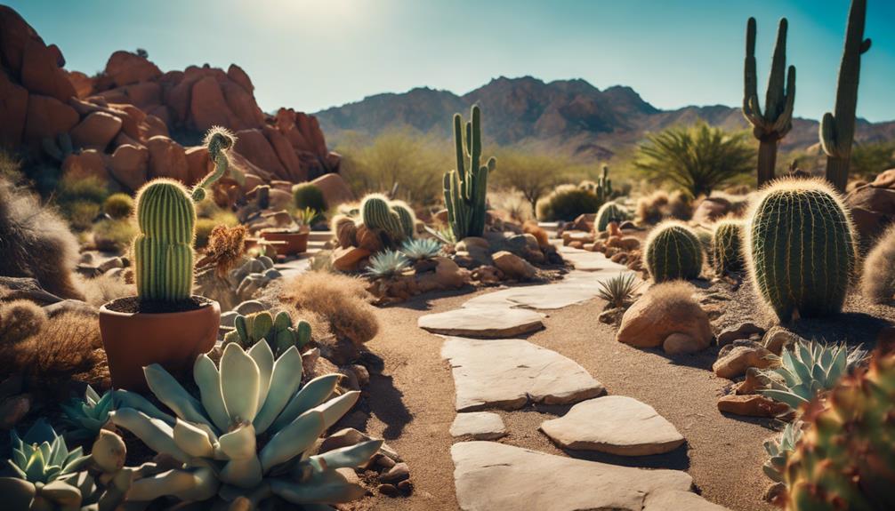 vibrant desert landscape escape